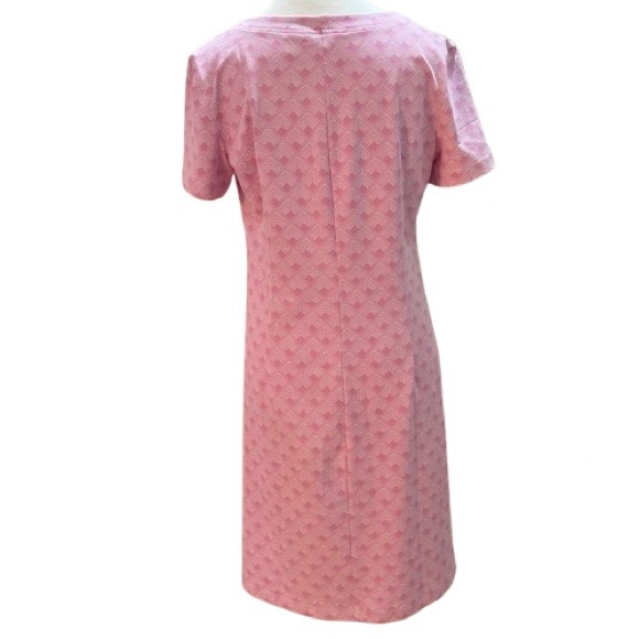 Persifor The Carter A Line Mini Dress Sz M Pink Preppy East Coast Resort Wear - Picture 10 of 14